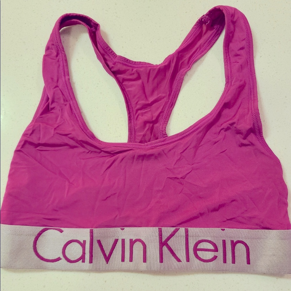 Calvin Klein Magenta Sports Bra